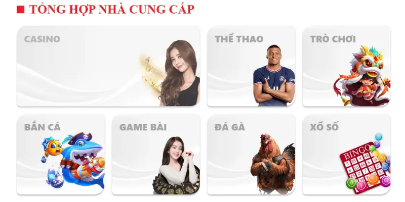 Đa dạng trò chơi cá cược thịnh hành nhất thị trường 